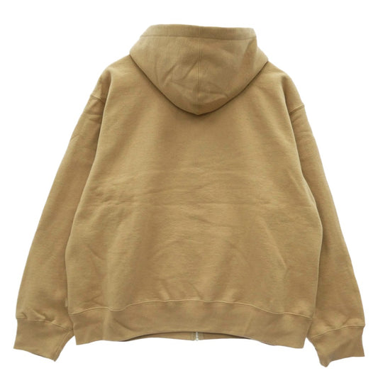 Supreme シュプリーム 25SS Small Box Hooded Sweatshirt スモール ボックス フーディー スウェットシャツ パーカー カーキ ライトブラウン系 L【極上美品】【中古】