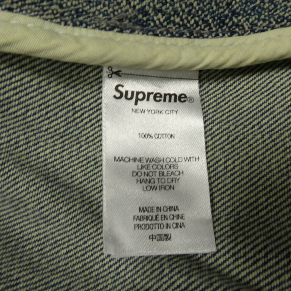 Supreme シュプリーム 21AW John Coltrane A Love Supreme Denim Harrington ジョン コルトレーン ア ラブ シュプリーム デニム ハリントン デニムジャケット ブルー系 M【新古品】【未使用】【中古】
