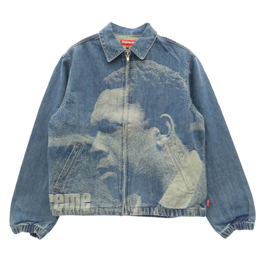 Supreme シュプリーム 21AW John Coltrane A Love Supreme Denim Harrington ジョン コルトレーン ア ラブ シュプリーム デニム ハリントン デニムジャケット ブルー系 M【新古品】【未使用】【中古】 Supreme シュプリーム 21AW John Coltrane A Love Supreme Denim