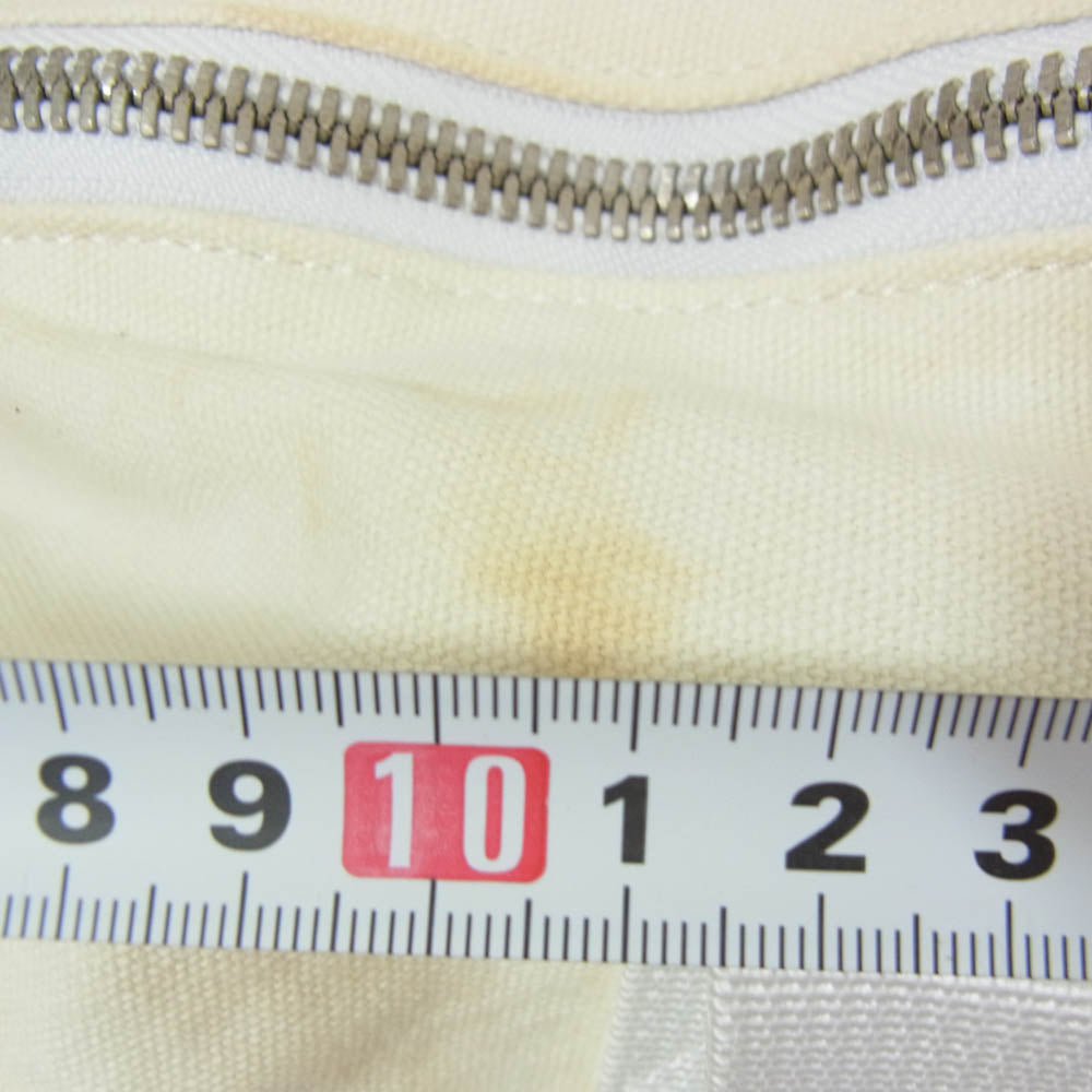 STUSSY ステューシー 16SS × Herschel ハーシャル 2way ボストンバッグ ダッフルバッグ オフホワイト系【中古】