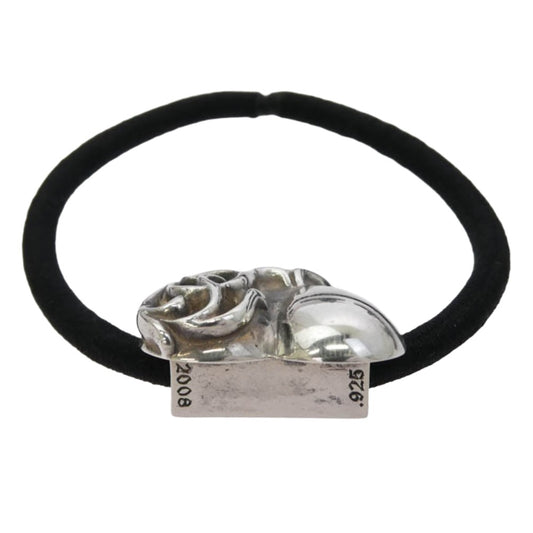 CHROME HEARTS クロムハーツ(原本無) HAIRBAND ハート ヘアゴム コンチョ シルバー系【中古】