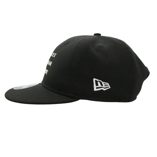 UNDERCOVER アンダーカバー NEW ERA ニューエラ NEW ERA ニューエラ RETRO CROWN I CAN SEE MORE THAN YOU CAN SEE メッセージ刺繍 ベースボール キャップ 帽子 ブラック系【中古】