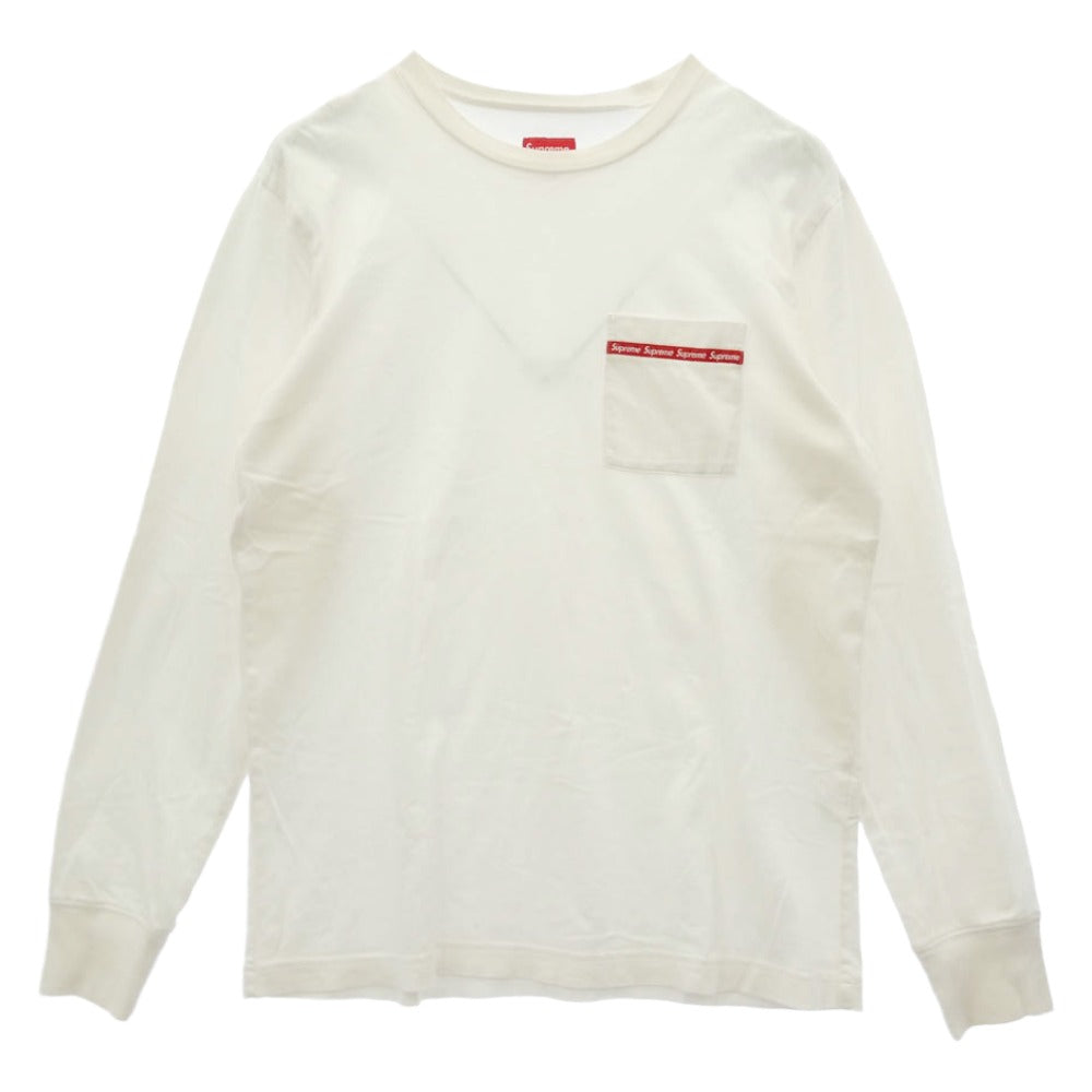 Supreme アーチロゴ コットンセーター ホワイト S 16ss Supreme