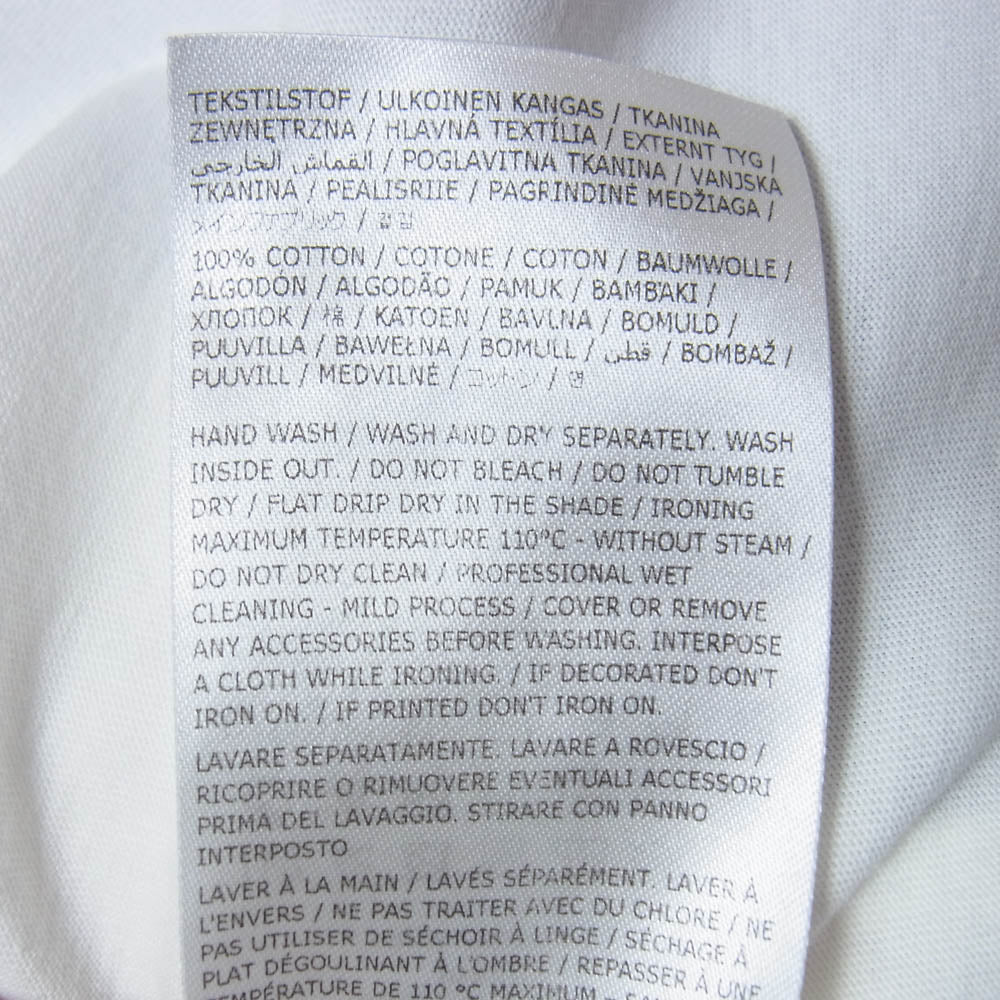JIL SANDER ジルサンダー 22AW J47GC0002 オーガニックコットン クルーネック ロングスリーブ カットソー 長袖 Tシャツ ホワイト系 S【中古】