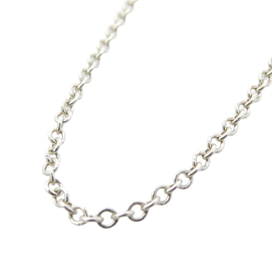 TIFFANY&Co. ティファニー Ag925 ロゴプレート シルバー ネックレスチェーン シルバー系【中古】