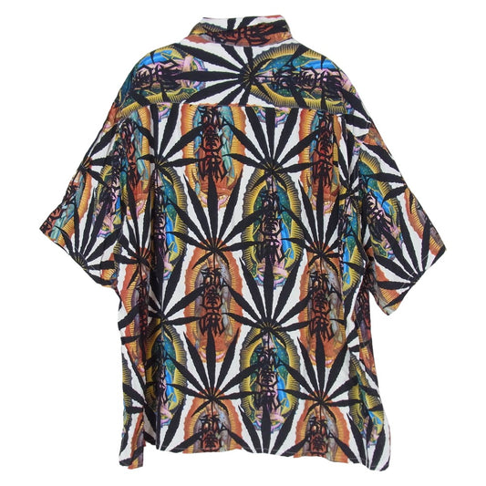WACKO MARIA ワコマリア 21SS NMD-WM-HI02-A BUDSPOOL HAWAIIAN SHIRT バッズプール ハワイアン 舐達麻 オープンカラー 半袖シャツ アロハシャツ マルチカラー系 XL【中古】