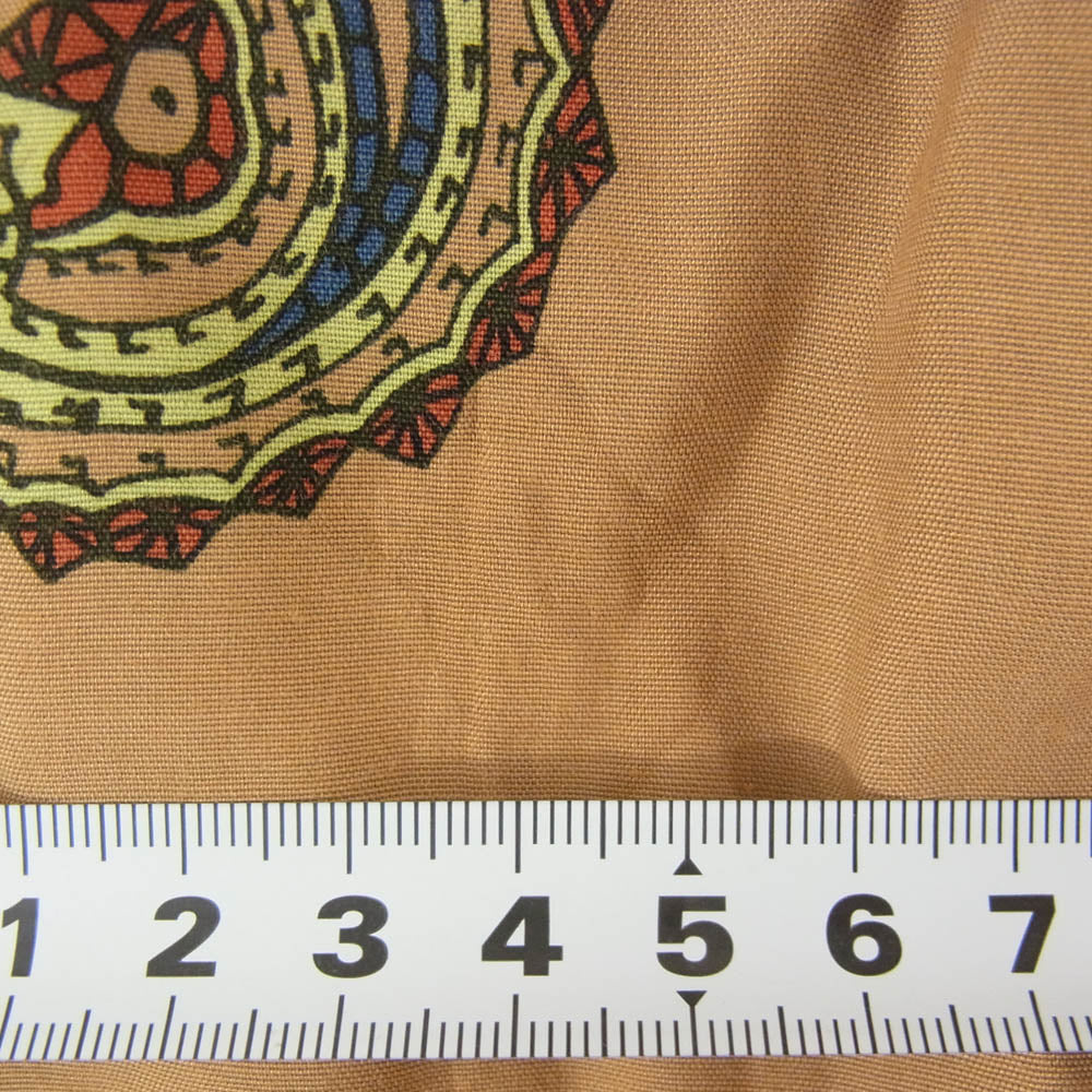 WACKO MARIA ワコマリア 21SS BUDSPOOL HAWAIIAN SHIRT バッズプール ハワイアン 舐達麻 ペイズリー柄 オープンカラー 半袖シャツ ブラウン系 M【中古】