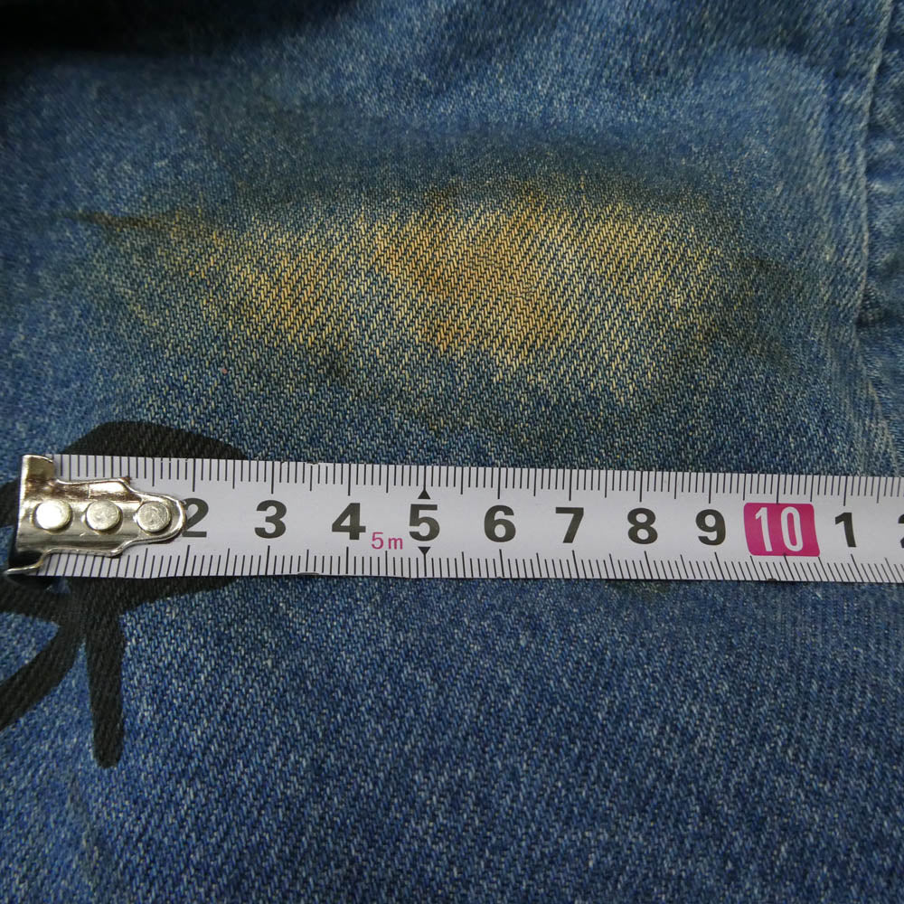 Supreme シュプリーム 13AW Hooded Denim Work Jacket フーデット デニム ボア ワーク ジャケット ブルー系 M【中古】