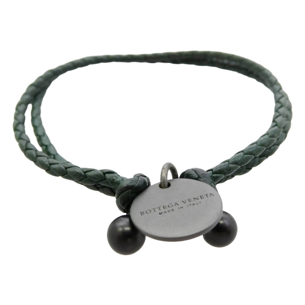 BOTTEGA VENETA イントレチャート ブレスレット ライトブルー BOTTEGA