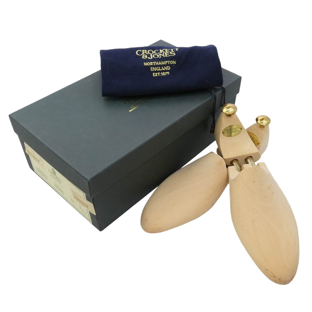 CROCKETT&JONES クロケットアンドジョーンズ 9376 CAVENDISH2 キャベンディシュ2 スエード タッセル ローファー ネイビー系 7.5E【中古】