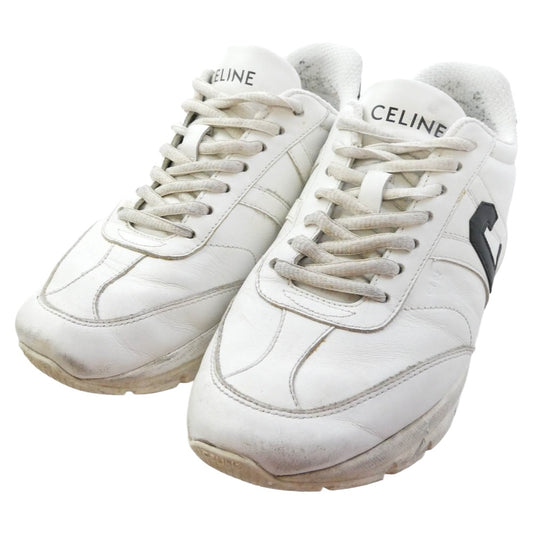 CELINE セリーヌ RM 0283 RUNNER ランナー ローカットスニーカー ホワイト系 36【中古】