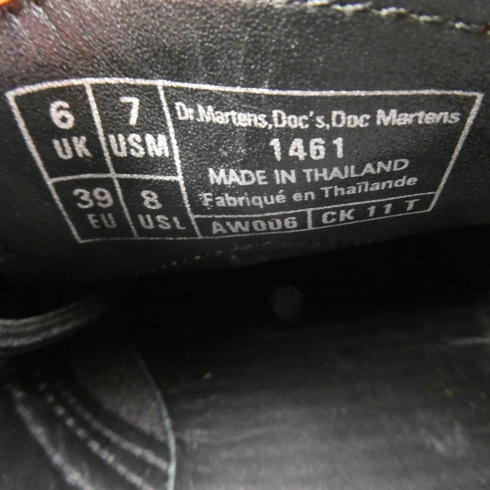 Dr.Martens ドクターマーチン 1461 3ホール シューズ イエロー系 UK6【中古】