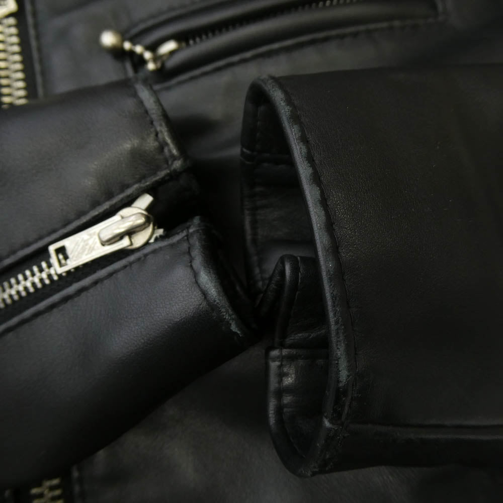 Lewis Leathers ルイスレザー DOMINATOR ドミネーター シングル ライダース レザー ジャケット ブラック系 32【中古】
