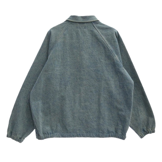 Supreme シュプリーム 25SS Arc Denim Coaches Jacket Washed Indigo アーチロゴ デニム ウォッシュド インディゴ コーチジャケット インディゴブルー系 L【美品】【中古】