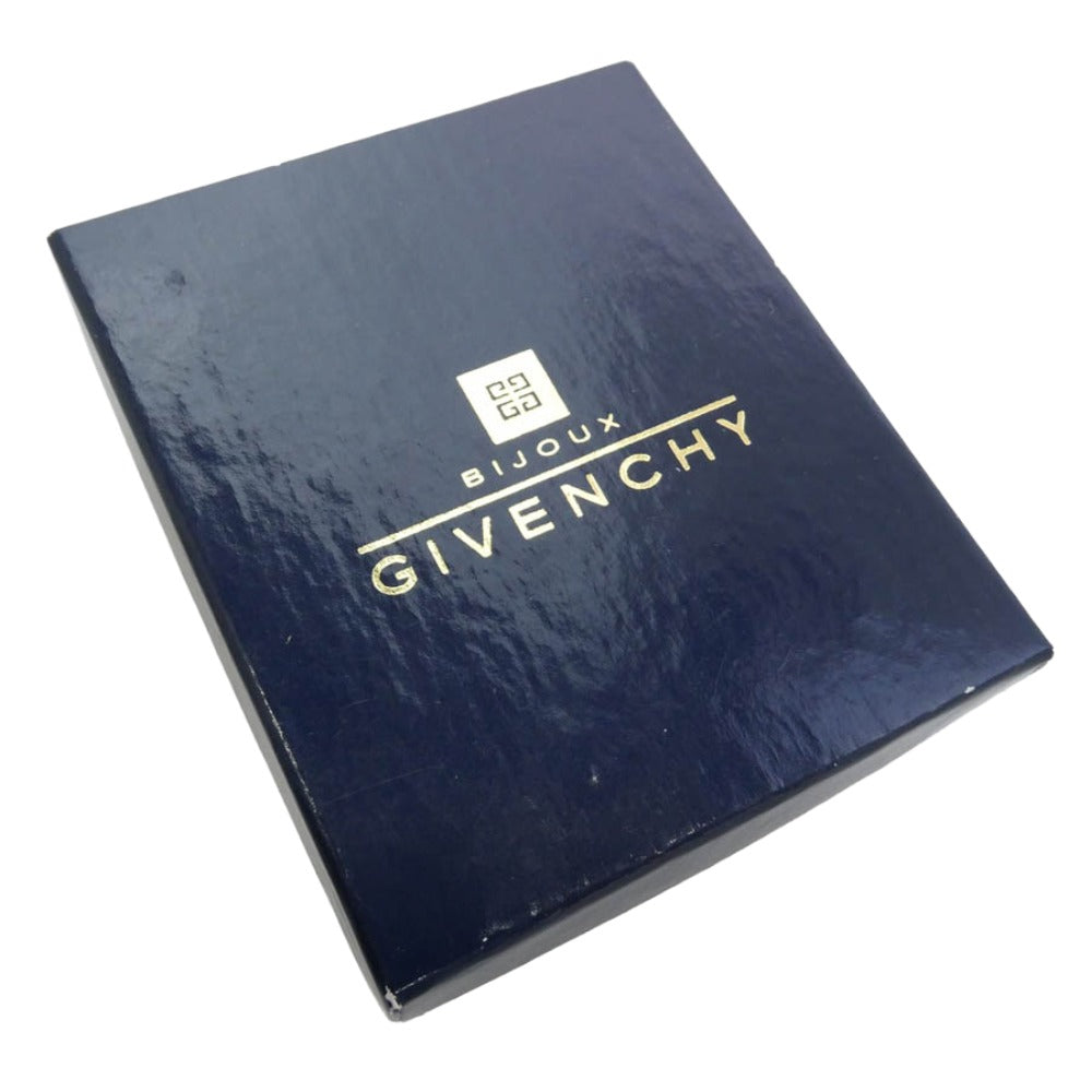 GIVENCHY ジバンシィ オールド ラインストーン ハートモチーフ パール ゴールド メッキ ネックレス ゴールド系【中古】