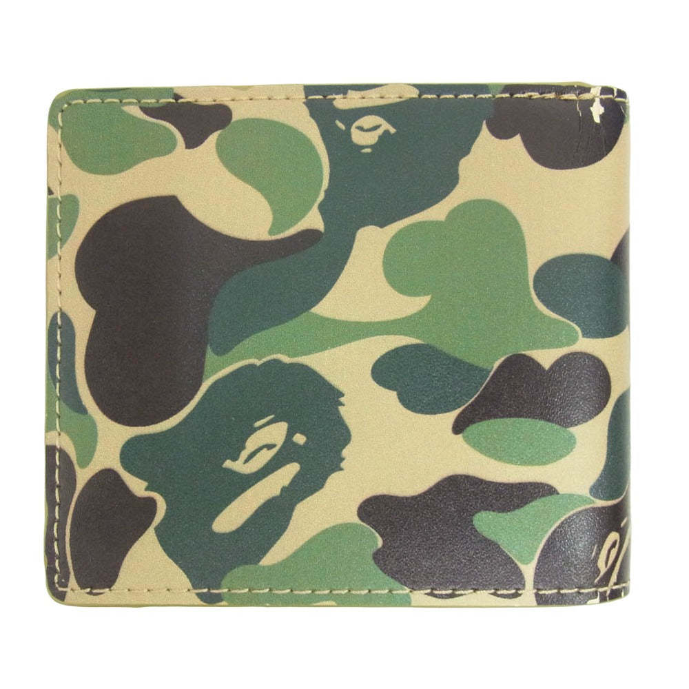 希少　ポーター　エイプ　コラボ　2つ折り財布　カモフラ A BATHING APE 迷彩柄 二つ折り財布 PORTER × A・BATHING APEコラボ 二