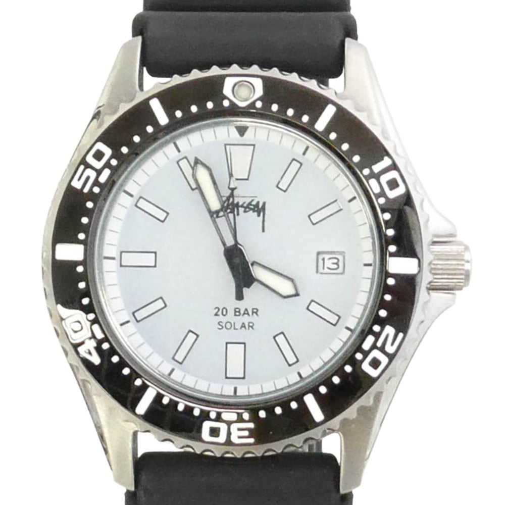 ステューシー STUSSY × セイコー SEIKO 腕時計 ソーラー 30周年記念