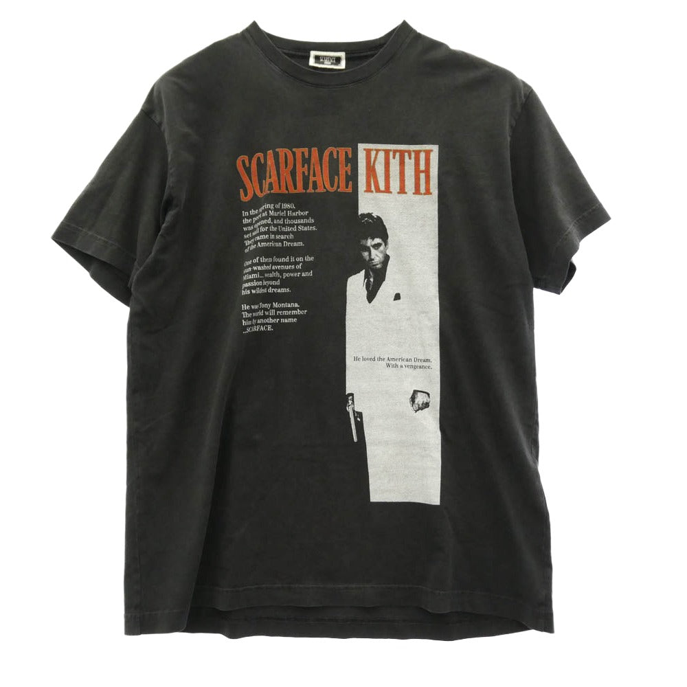KITH キス 25AW KHM034171 × Scarface スカーフェイス Film Poster Tee 