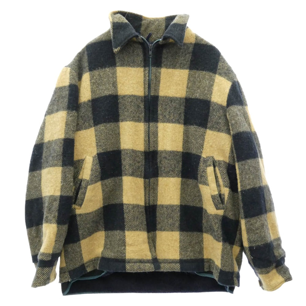 ☆70s Woolrich ウールジャケット TALON チェック柄 USA製 70s