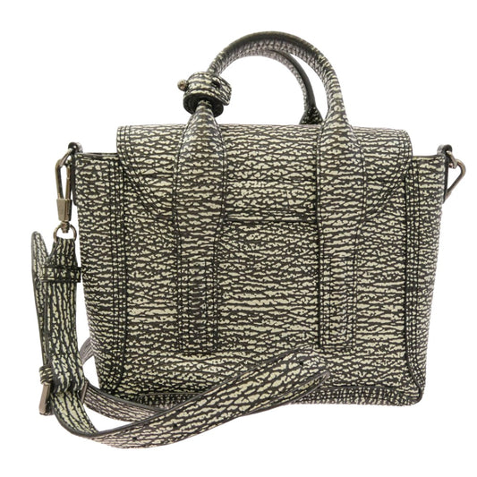 スリーワンフィリップリム Pashli Mini Satchel ミニサッチェル 2wayショルダー ハンドバッグ ブラック系 ホワイト系【中古】