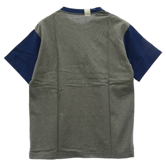 N.HOOLYWOOD エヌハリウッド 16SS 161-CS07 パネル切替 クルーネック 半袖 Tシャツ ダークネイビー系 グレー系 40【中古】