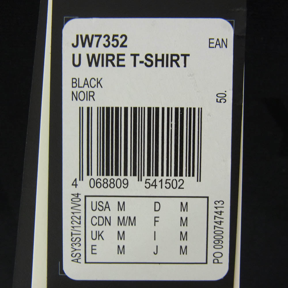 Y-3 Yohji Yamamoto ワイスリー ヨウジヤマモト 26SS JW7352 SHORT SLEEVE TEE 3-STRIPES 3ストライプ クルーネック 半袖 Tシャツ ブラック系 M【極上美品】【中古】