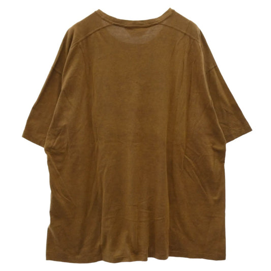 ANCELLM アンセルム ANC-CT103 UNEVENNESS T-SHIRT アンイーブンネス 半袖 Tシャツ カットソー ブラウン系 3【中古】