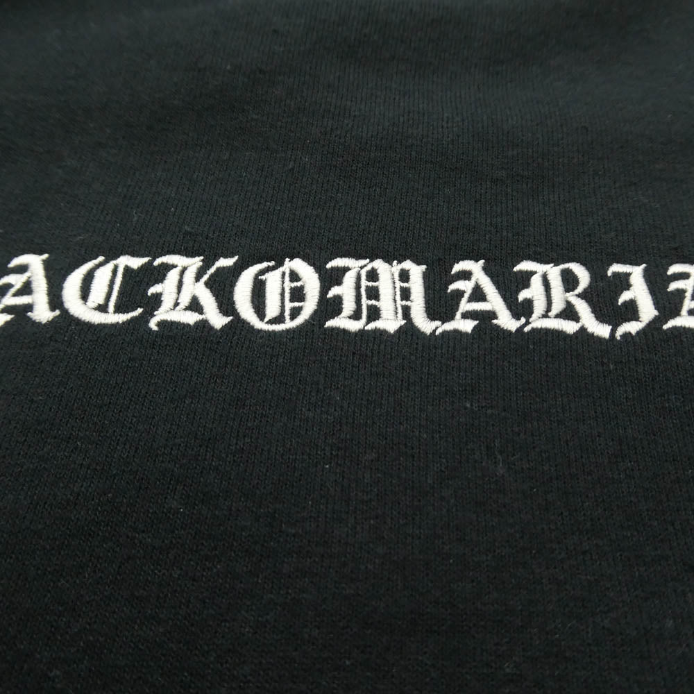 WACKO MARIA ワコマリア THE DARK KNIGHT TRILOGY SWEAT SHIRT(TYPE-8) ダークナイト プリント クルーネック スウェット トレーナー ブラック系 XXL【中古】