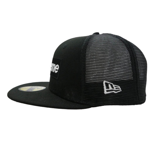 Supreme シュプリーム 24SS Box Logo Mesh Back New Era ボックスロゴ メッシュ キャップ ブラック系【中古】