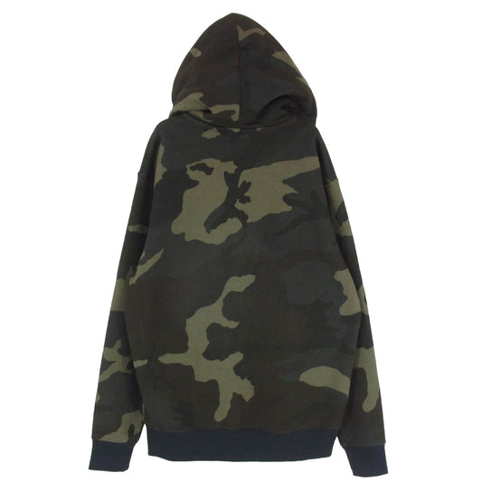 THE NORTH FACE ノースフェイス NT62131 NOVELTY REVIEW F/Z HOODIE ノベルティ リアビュー フルジップ フーディ パーカー カーキ系 M【中古】