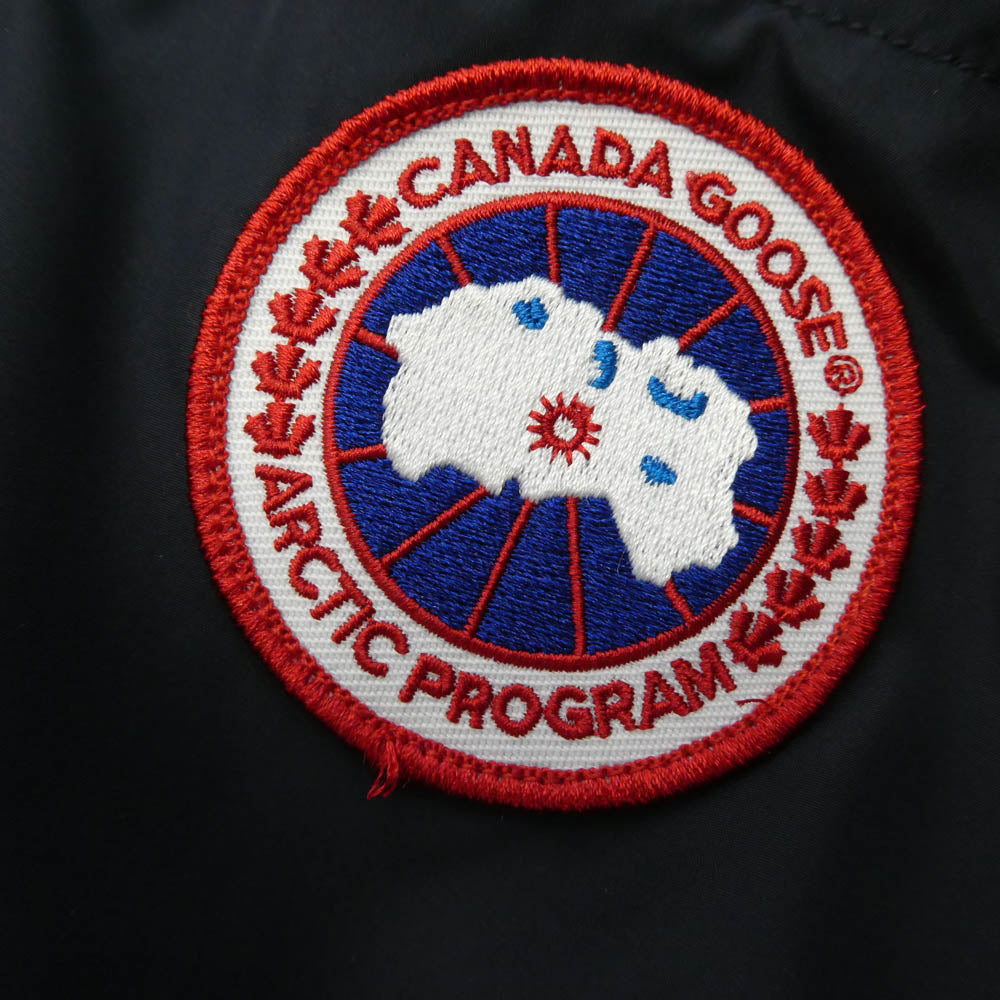 CANADA GOOSE カナダグース 6999L サザビーリーグタグ Capilano カピラノ フリース 切替 リバーシブル ジャケット ダークネイビー系 XS【中古】
