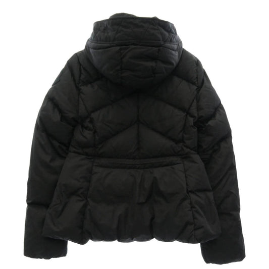 MONCLER モンクレール 20AW F20931A54600 C0068 ALOES GIUBBOTTO アロエ ロゴ ドローコード フード ダウンジャケット ブラック系【中古】
