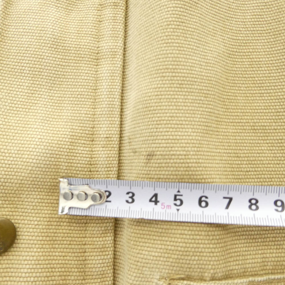 Carhartt カーハート Vintage 90S 刺繍タグ ダック 裏地ブランケット 襟コーデュロイ ハンティング ジャケット ベージュ系 ブラウン系【中古】