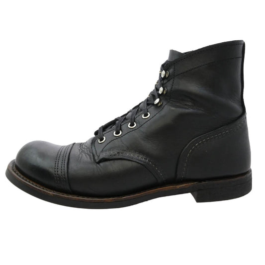 RED WING レッドウィング 8084 IRON RANGER アイアンレンジャー レザー ブーツ ブラック系 26.5cm【中古】