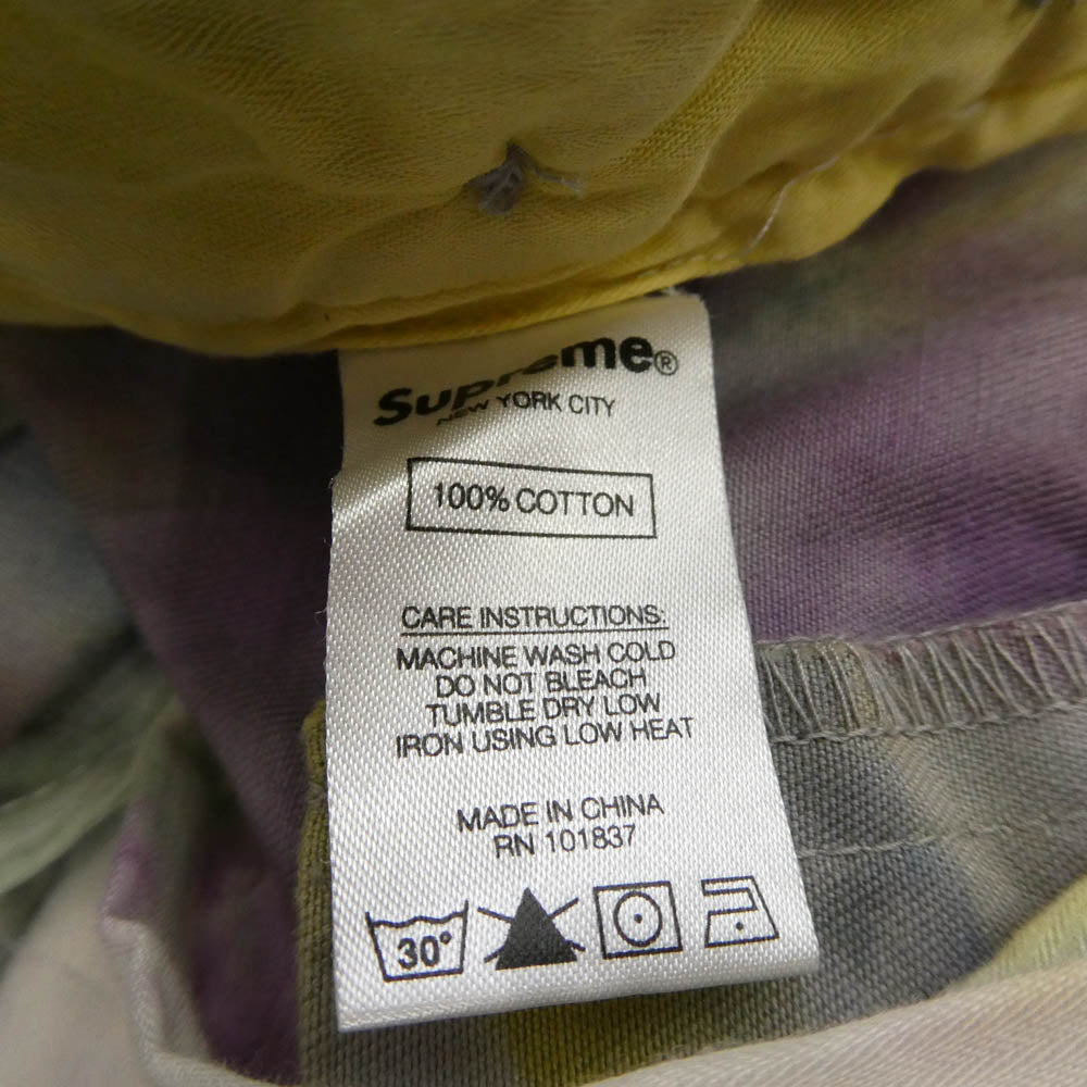 Supreme シュプリーム 21SS Pin Up Chino Pant タイダイ柄 ピンアップ チノ パンツ パープル系 32【美品】【中古】