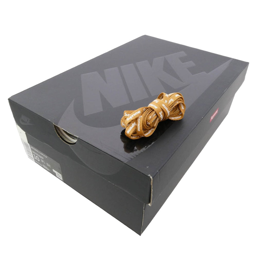 Supreme シュプリーム NIKE ナイキ DN1555-200 x Nike ナイキ Air Force 1 Low Flax Wheat AF1 エアフォース1 ロー ウィート スエード スニーカー ライトブラウン系 28cm【美品】【中古】