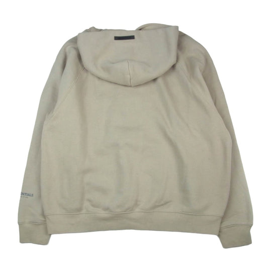 FEAR OF GOD フィアオブゴッド ESSENTIALS エッセンシャルズ フーディー パーカー ベージュ系 L【中古】