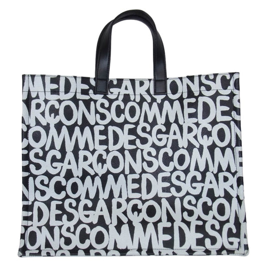 COMME des GARCONS コムデギャルソン GC-K201 Artwork by baanai アートワーク トート バッグ ブラック系【中古】