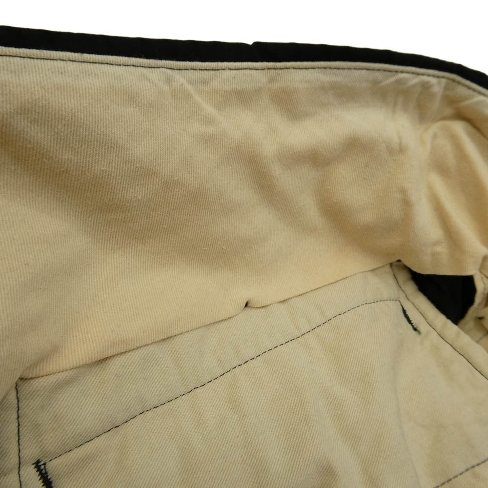 COMME des GARCONS HOMME PLUS コムデギャルソンオムプリュス 19SS PC-P043 短冊 レイヤード 製品染め パンツ ブラック系 S【中古】
