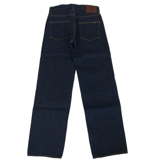 ONI DENIM 鬼デニム ONI200ZR-OLV Secret Denim weft Olive Wide Straight 20oz シークレットデニム 緯糸オリーブ ワイドストレート デニム パンツ W32 インディゴブルー系 32【極上美品】【中古】