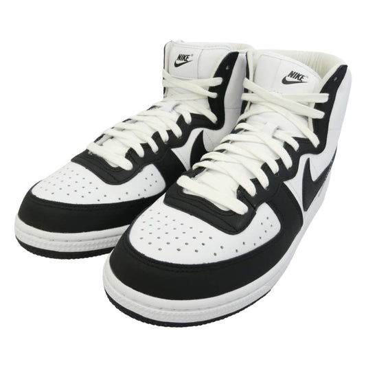 COMME des GARCONS HOMME PLUS コムデギャルソンオムプリュス NIKE ナイキ FD4159-101 × Nike Terminator High Black ナイキ ターミネーター ハイ ホワイト系 ブラック系 28cm【極上美品】【中古】