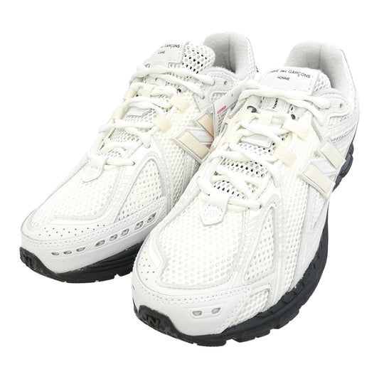 COMME des GARCONS HOMME コムデギャルソンオム NEW BALANCE ニューバランス HL-K102-001-1-4 × New Balance 1906R エステルメッシュ レザー ローカット スニーカー ホワイト系 28cm【新古品】【未使用】【中古】