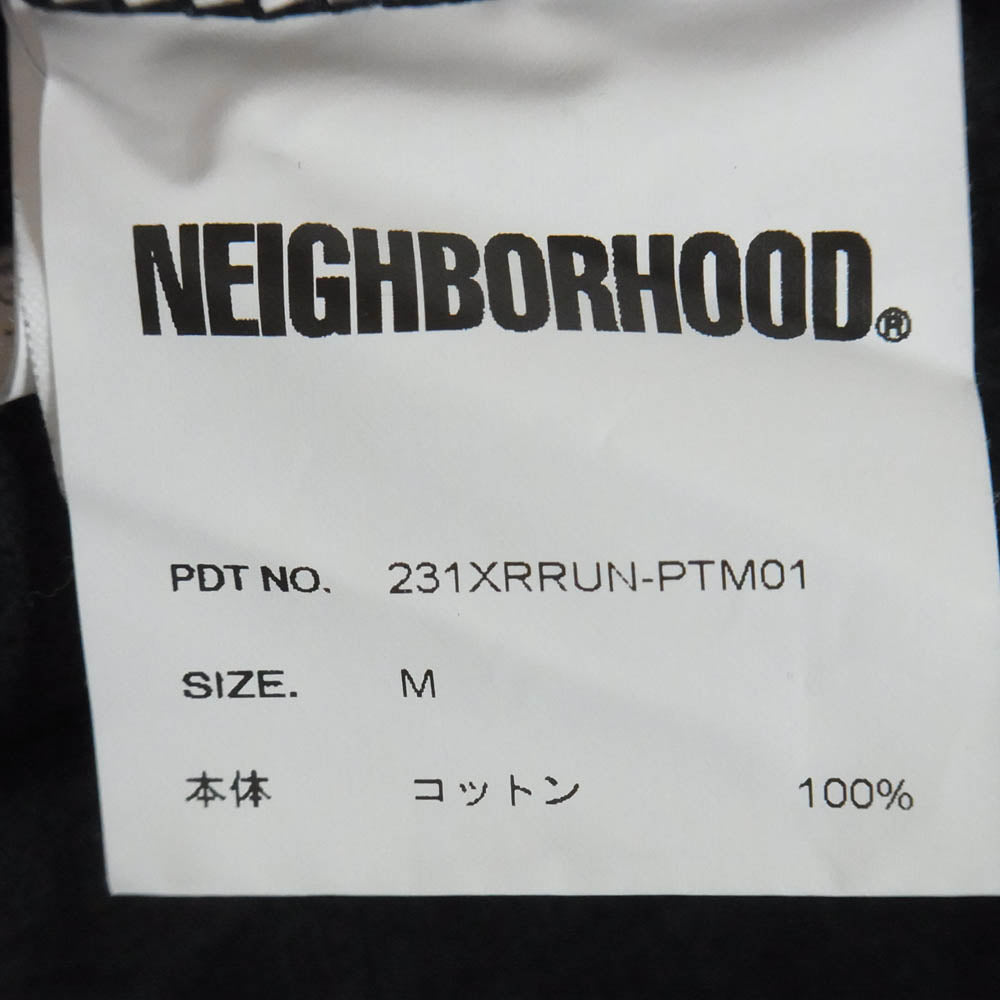 NEIGHBORHOOD ネイバーフッド RUSSELL ATHLETIC ラッセルアスレチック 23SS 231XRRUN-PTM01 × RUSSELL ATHLETIC SWEAT PANTS ラッセルアスレチック スウェット パンツ ブラック系 M【中古】
