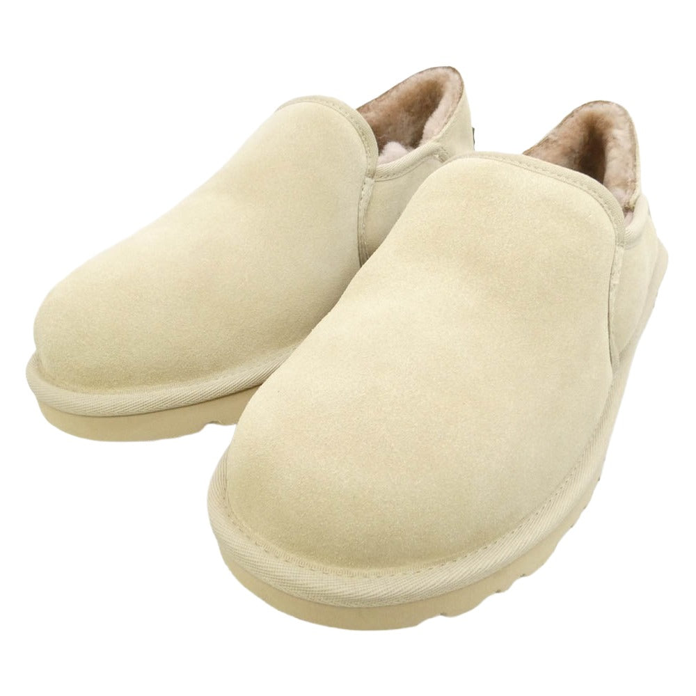 UGG アグ 3010 KENTON ケントン スエード ボア スリッポン シューズ ベージュ系 27cm【極上美品】【中古】 UGG アグ 3010 KENTON ケントン スエード ボア スリッポン シューズ