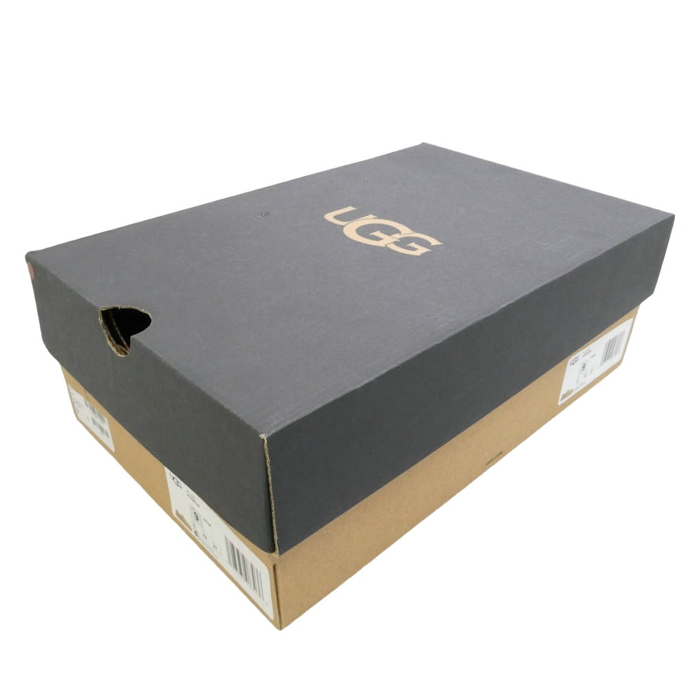 UGG アグ 3010 KENTON ケントン スエード ボア スリッポン シューズ ベージュ系 27cm【極上美品】【中古】