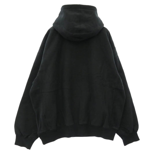 Supreme シュプリーム 25SS Reverse Hooded Sweatshirt リバース フーデッド スウェットシャツ フーディー パーカー ブラック系 L【美品】【中古】