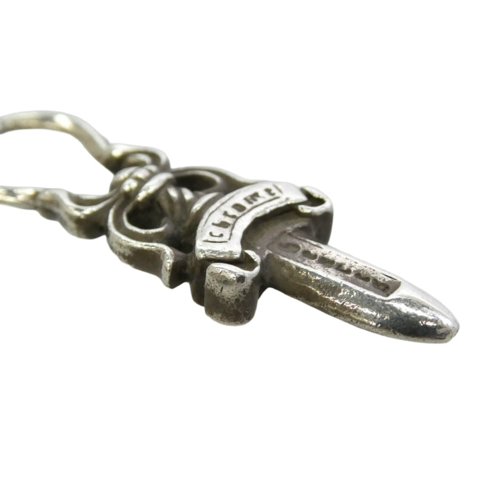 CHROME HEARTS クロムハーツ(原本無) #5 DAGGER ZIP2 ダガージップ ペンダントトップ シルバー系【中古】