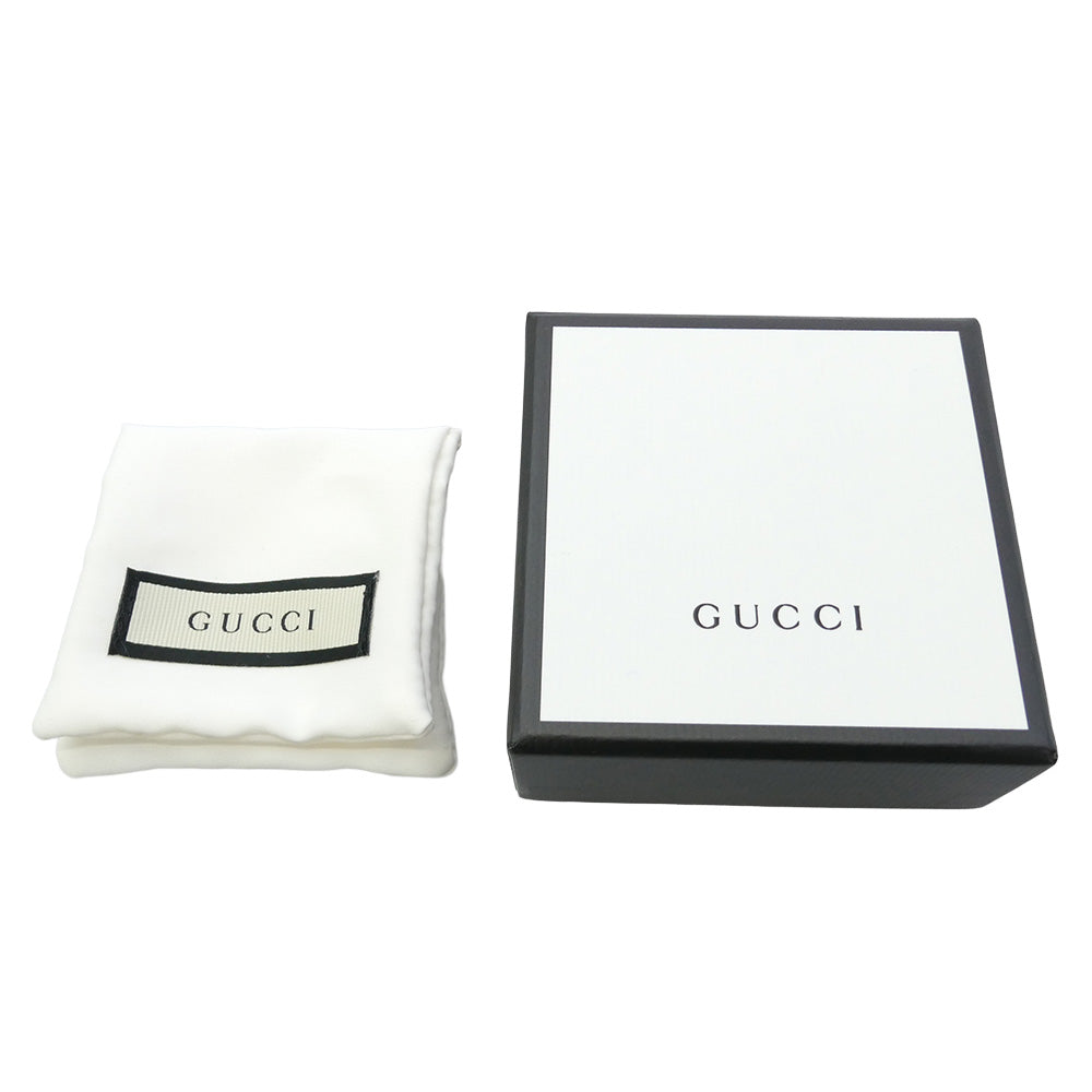 GUCCI グッチ BLIND FOR LOVE ブラインド フォー ラブリング シルバー系 8.5号【中古】