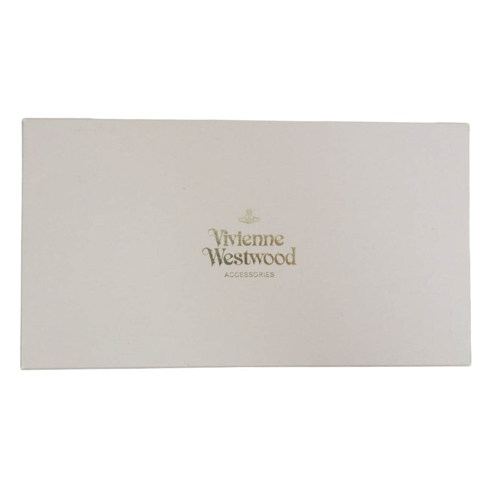 Vivienne Westwood ヴィヴィアンウエストウッド WATER ORB レザー ラウンド ウォレット ブラック系【美品】【中古】