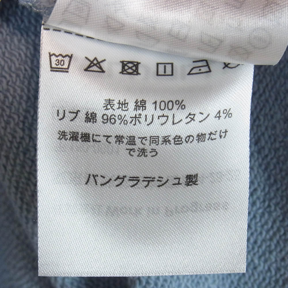 Carhartt カーハート WIP Hooded ablaze jacket DETROIT刺繍 ジップアップ ジャケット フーデッド パーカー ライトブルー系 XL【中古】